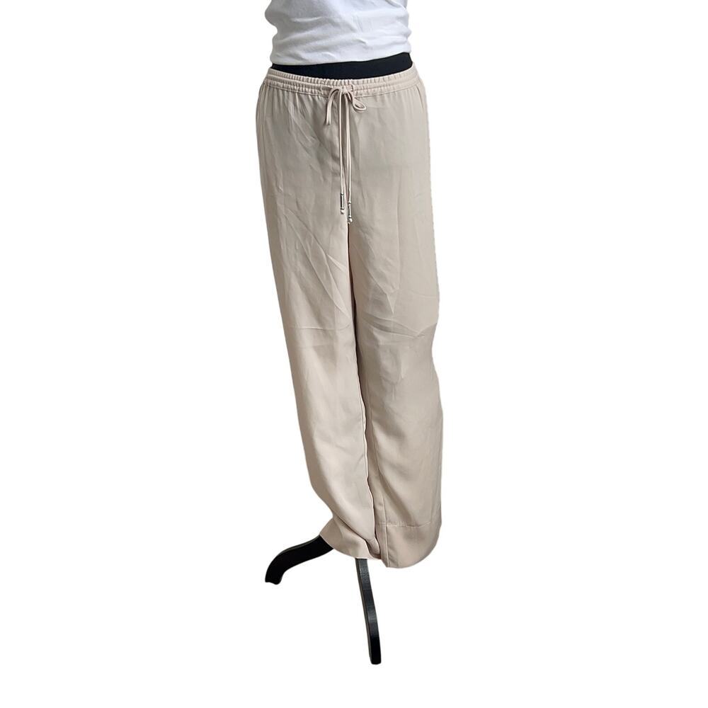H&M Neutral Wide-Leg Lounge Pants | Minimalist Chic | Size Large - Picture 2 of 12